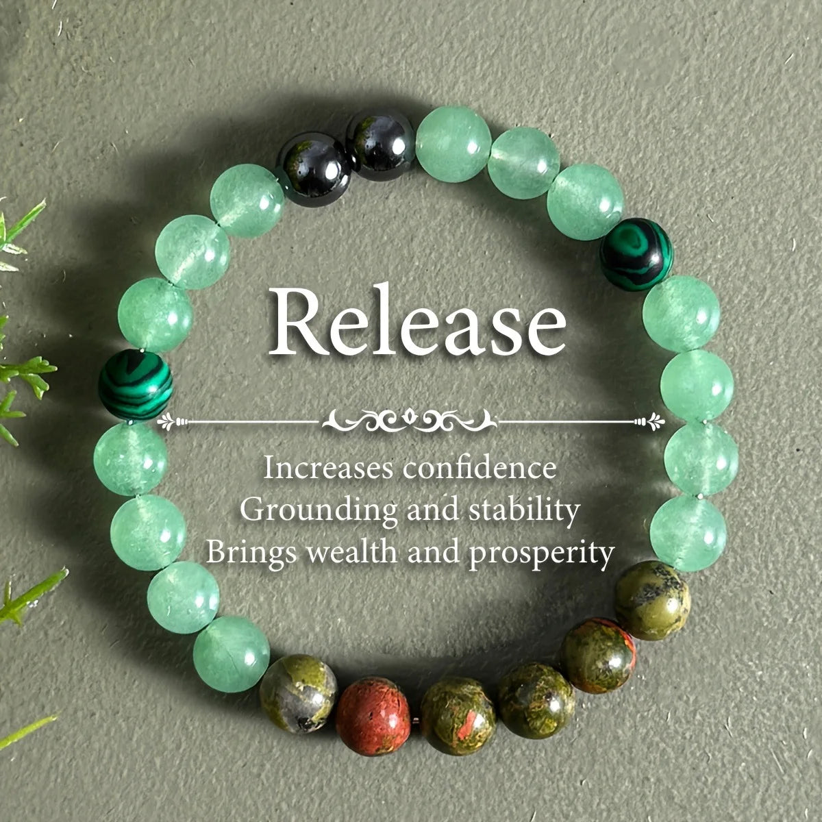 Natural Healing Stone Intention Bracelets – Chakra, Anxiety Relief, Prosperity, Grounding, and Emotional Balance