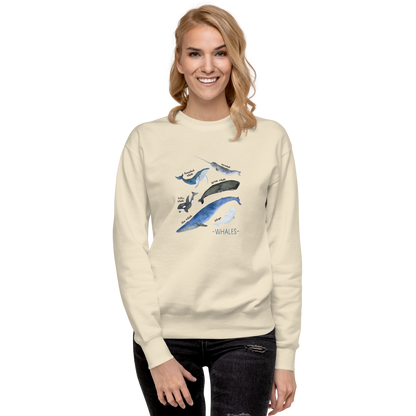 Whales of the World Premium Sweatshirt