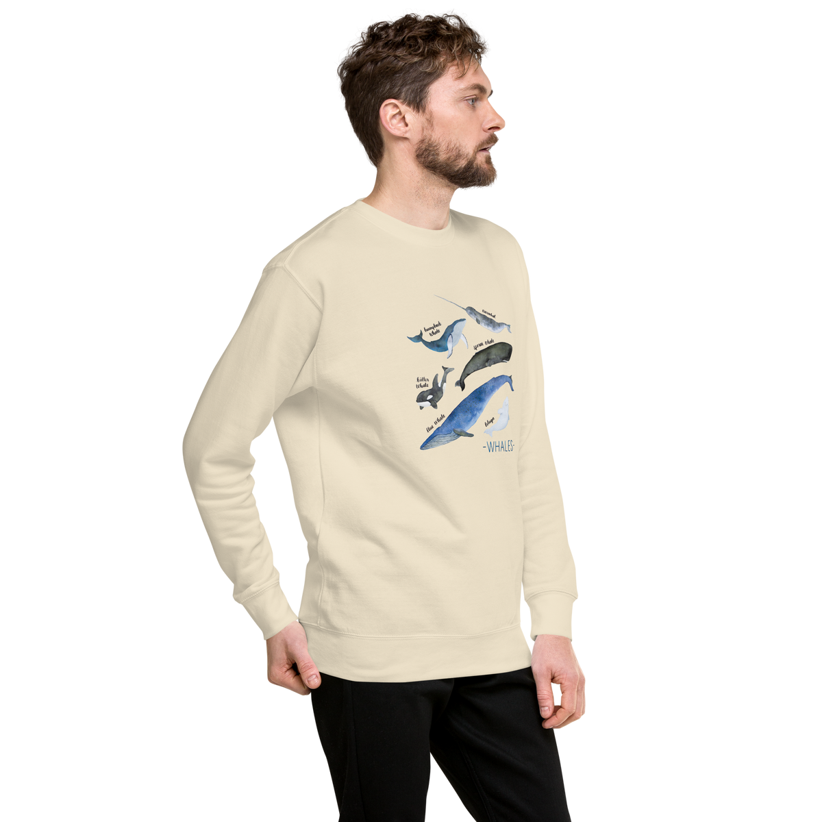 Whales of the World Premium Sweatshirt