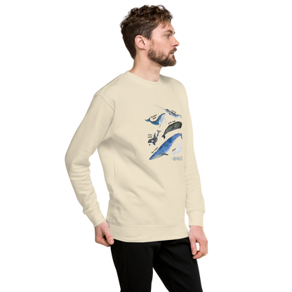 Whales of the World Premium Sweatshirt