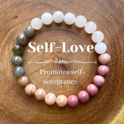 Natural Healing Stone Intention Bracelets – Chakra, Anxiety Relief, Prosperity, Grounding, and Emotional Balance