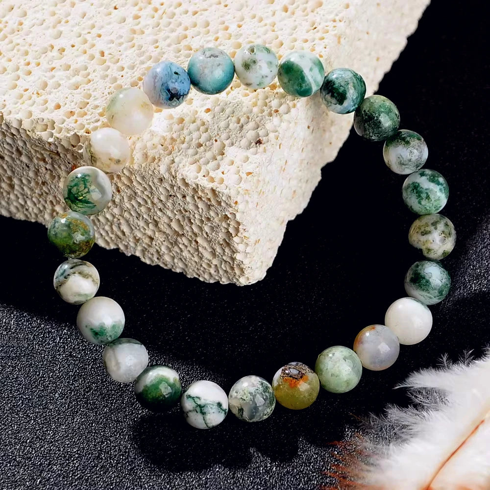 Natural Healing Stone Intention Bracelets – Chakra, Anxiety Relief, Prosperity, Grounding, and Emotional Balance